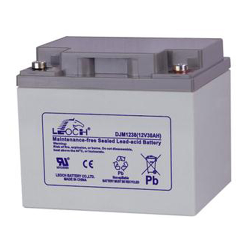 理士(LEOCH) DJM1238 不间断电源电池 12V38AH EPS电源铅酸蓄电池