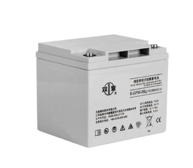 双登蓄电池 6-GFM系列 12V26AH 阀控密封式UPS电源铅酸蓄电池